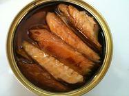 Hautlose und knochenlose konservierte Makrele beint einfacher offener Deckel-Nettogewicht 170g aus