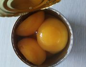 Haften in Büchsen konservierter Pfirsich des Pfirsich-gelbe Pfirsich-425g/820g Hälften im Sirup an
