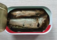 Handelssterilität 125g machte Sardinen-Fische im Sojaöl ein