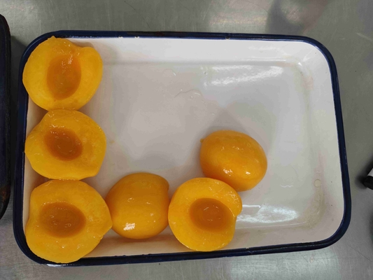 Raumtemperatur in Büchsen konservierte gelbe Frucht-Pfirsiche von China