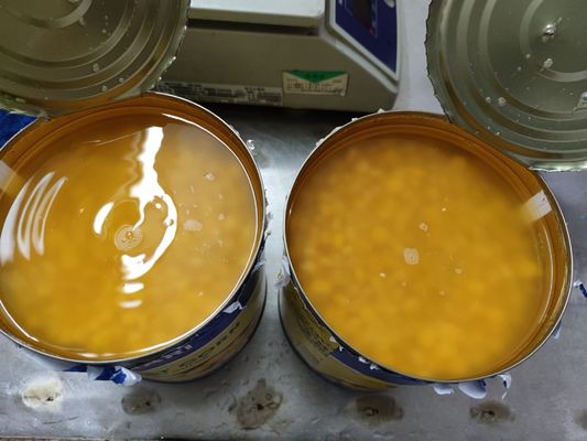 Gelb Vollkern Weichkonserven Süßmais Vakuum Versiegelte Dosen Verpackt