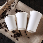 Wegwerfkräuselungs-Wand-französische Papierkaffeetassen 500ml