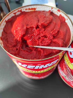 Tomaten in Dosen Tomatenpaste Primärbestandteil Tomaten Status Dreifachkonzentration Aufbewahrungsanweisungen