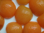 Natürliches frisches Safe eingemachte Aprikosen-Hälften in der schweren maximalen Feuchtigkeit des Sirup-40%