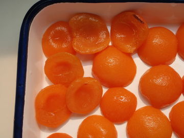 Gelb abgezogene frisch Tiefkühlkost-Aprikose in Sirup ISO-Bescheinigung