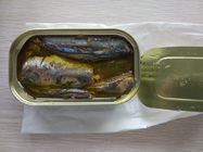 Köstliche natürliche Fischkonserven-Sardinen im Nettogewicht des Pflanzenöl-125g