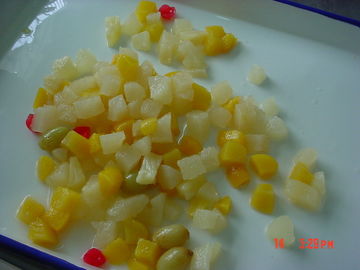 Natürliches Material-Dosenfrucht-Cocktail im hellen Sirup 3 Jahre Haltbarkeitsdauer-