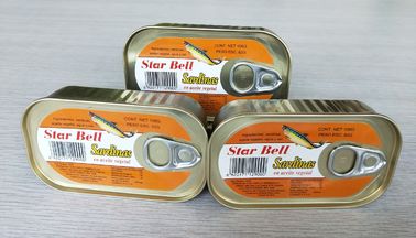Leichte Fischkonserven-Makrele, eingemachter Sardinen-Fisch im Pflanzenöl