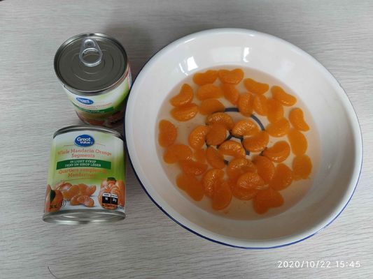 Süße Mandarin-Orange-Segmente in Zinn 2500g