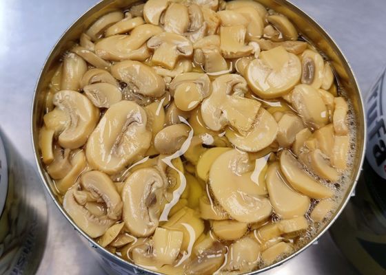 unlackierte eingemachte Pilz-Stücke und Stämme des Champignon-2840g