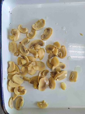 Auf einem kühlen und trockenen Ort aufbewahrte Pilze