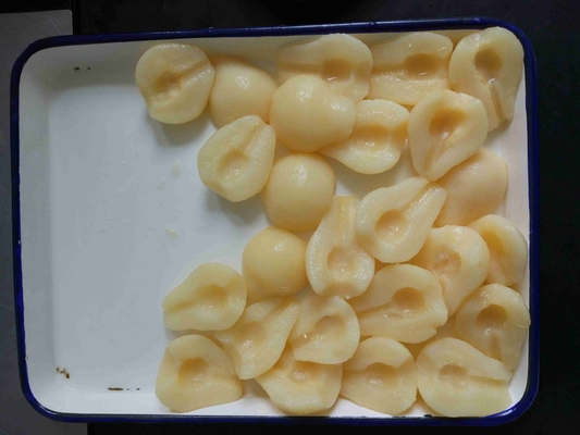 100% frische, in Dosen verpackte Birnenhalbe mit leichtem Sirup HACCP-Zertifizierung