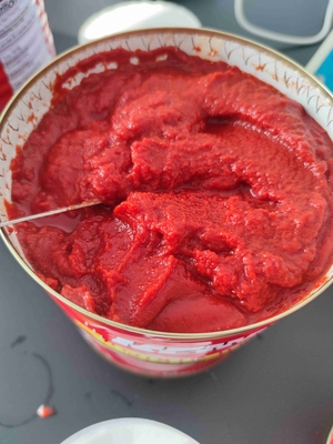 100% frische Tomaten in Dosen Tomatenpaste mit Fruchtzusatzstoffen 2 Jahre Haltbarkeitsdatum