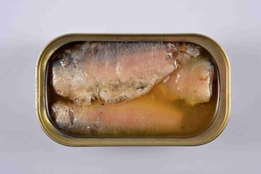 Verpackten niedriges Natrium eingemachte Sardinen-Fische im Öl, Salz Sardinen-Schnellimbiß
