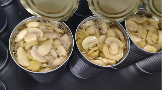 Champignon Pilze Konserve Champignon Pilze mit einem Salzgehalt von 0,6-1,3 Prozent Kühl und trocken lagern Perfekt für die Lebensmittelverarbeitung