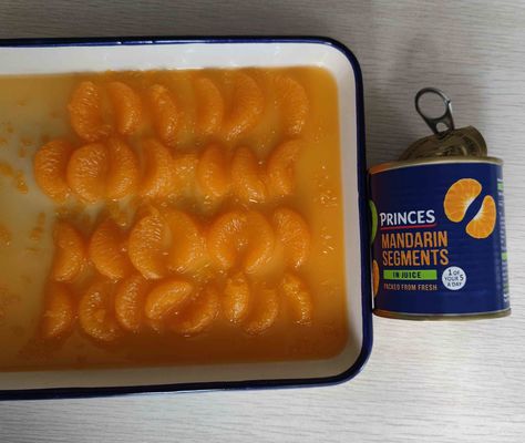 Ph-Wert 3,0-4,0 Konserven Mandarin Orange Vegan Ernährungsbeschränkungen Leckere Früchte