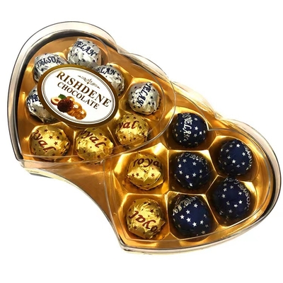 Herz-Schokoladen-Geschenkbox Herz geformtes 16pcs des Doppelt-T16